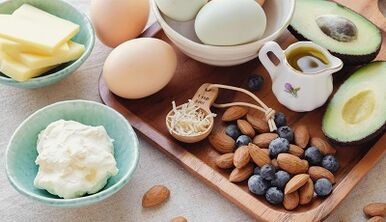 الأطعمة المسموح بها في نظام الكيتو دايت.